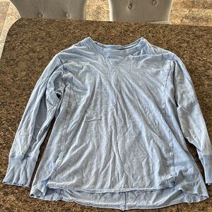 Women’s Aerie Light Blue Long Sleeve Shirt